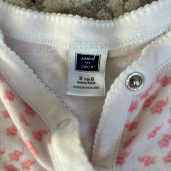 Baby girl footed onesie. - Picture 2 of 2